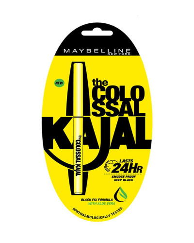 Maybelline New York Colossal Kajal 24H, Deep Black