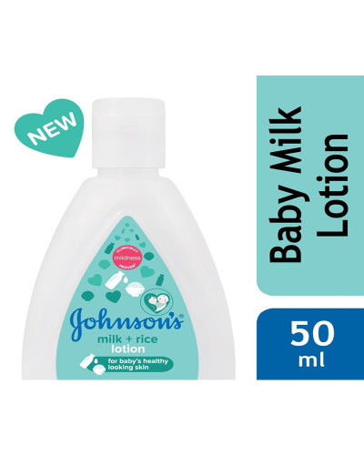 Johnson's Baby Milk + Rice Lotion, 50ml