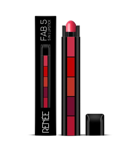 RENEE FAB 5 Matte Finish 5 In 1 Lipstick, 7.5 gm