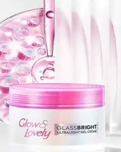 Glow & Lovely Glassbright Ultralight Gel Creme, 50g