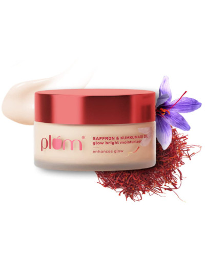 Plum Saffron Kumkumadi Oil glow bright moisturizer, 50gm
