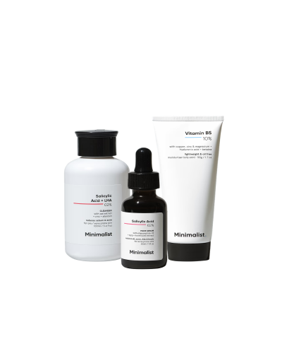 Minimalist Anti-Acne Combo ( 100ml + 30ml + 50gm )