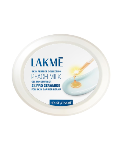 Lakme Peach Milk Gel Moisturiser 2% Pro Ceramide For Skin Barrier Repair, 100gm