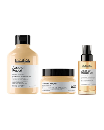 L'Oreal Professionnel Absolut Repair Combo ( 300ml + 250g + 90ml )