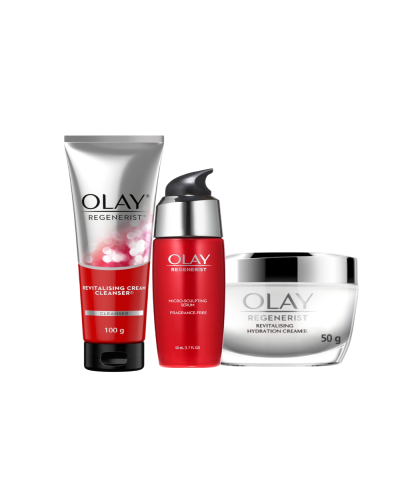 Olay Regenerist Skin Care Regime Combo ( 100gm + 50ml + 50gm )