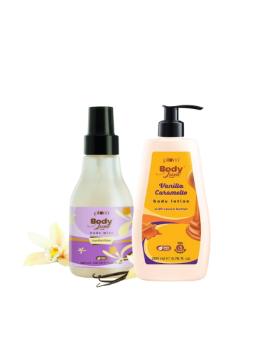 Plum Bodylovin' Vanilla Body Care combo ( 150ml + 200ml )