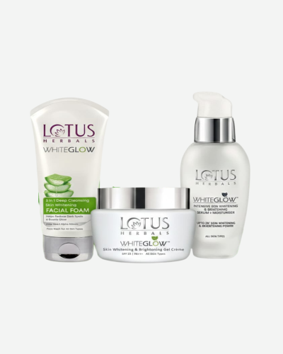 Lotus Herbals Whiteglow Skin Combo ( 100g + 30ml +  60g )