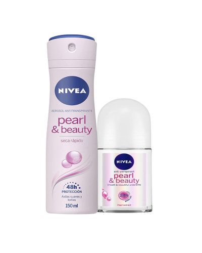 Nivea Pearl & Beauty Combo, 50ml, 150ml