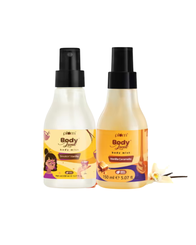 Plum BodyLovin' Vanilla Body Mist Combo, 150ml + 150ml