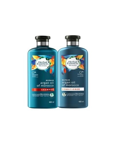 Herbal Essences Argan Oil of Morocco Hair Care Combo, 400ml + 400ml