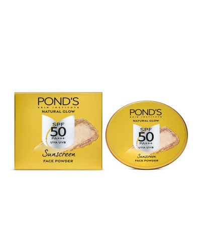 Pond's Natural Glow Sunscreen Face Powder With SPF 50 PA+++, 20 g